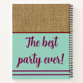 Sweet 16 Citrine anime Notizblock (Rückseite)