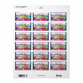 Sweet 16 Cookie Tray Adressaufkleber (Vorne)