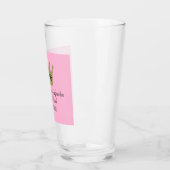 Sweet 16 Crown Bible Verse Pink und Gold Glas (Links)