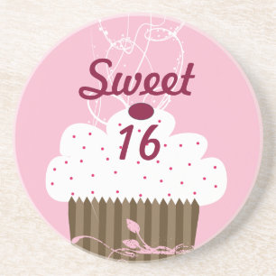 Sweet 16 Cupcake Untersetzer