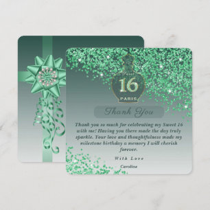 Sweet 16 Emerald Duftstudio Danke