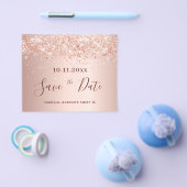 Sweet 16 errush Rose Glitzer Haushalt Save the Dat Flyer (Einzeln)