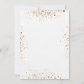 Sweet 16 eucalyptus grün Glitzer Luxus Einladung (Rückseite)