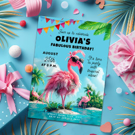 Sweet 16 Flamingo Pool Party Geburtstag Bash Einladung