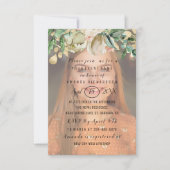 Sweet 16. Foto Blume Gold Spark Girly Einladung (Vorderseite)