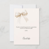 Sweet 16 Foto Bugcreme Dankeskarte (Rückseite)