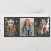 Sweet 16 Foto Geburtstag Einladung (Rückseite)