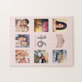 Sweet 16 Foto Rose Goldbarren Rosa Tiara Puzzle (Horizontal)