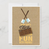 Sweet 16. Geburtstag Bonfire Einladungen (Vorderseite)