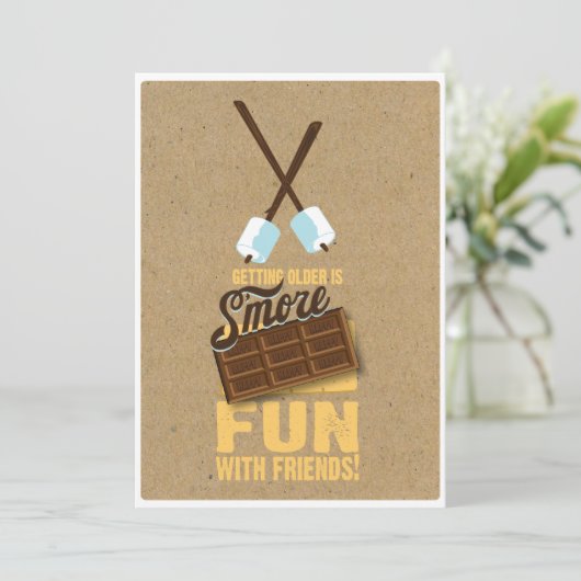 Sweet 16. Geburtstag Bonfire Einladungen (Stehend Vorderseite)