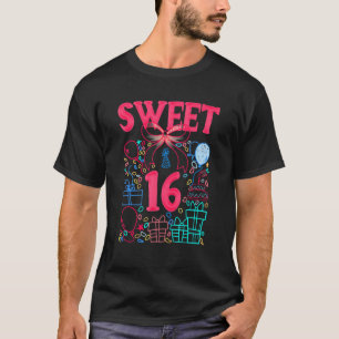 Sweet 16 Geburtstag Dekoration Teenager Teen Boy G T-Shirt