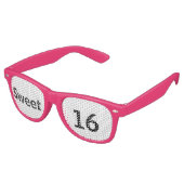 Sweet 16 Geburtstag Partybrille (Schrägansicht)