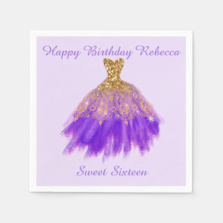 Sweet 16. Geburtstag Personalisiert Serviette
