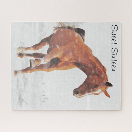 Sweet 16 Geburtstag. Puzzle (Horizontal)