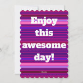 Sweet 16 Geburtstagskarte Feiertagskarte (Rückseite)