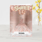 Sweet 16 Geburtstagskarte Karte (Gelbe Blume)