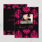 Sweet 16 Geburtstagsparty Einladungen (Vorne/Hinten)