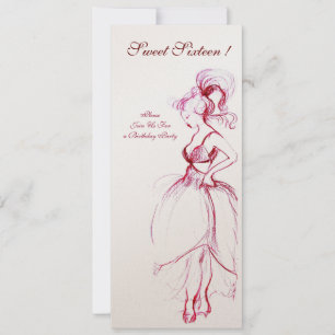 SWEET 16 GEBURTSTAGSPARTY ROT PINK Programme