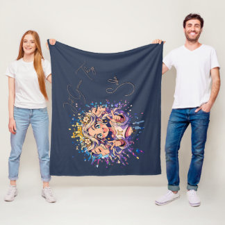 Sweet 16 Gemini Name Fleece Throw