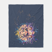 Sweet 16 Gemini Name Fleece Throw (Vorderseite)