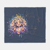 Sweet 16 Gemini Name Fleece Throw (Vorderseite (Horizontal))
