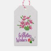 Sweet 16 Geschenktag Geschenkanhänger (Rückseite)