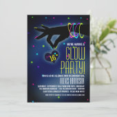 Sweet 16 glatte Party Einladungen (Stehend Vorderseite)