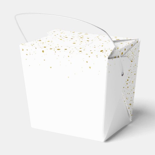 Sweet 16 Gold Confetti Personalisiert Mini Aussche Geschenkschachtel (Rückseite)
