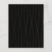 Sweet 16 Gold, elegant, einfach Party einladen (Rückseite)