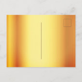 Sweet 16 Gold elegante Bogen-Einladung Postkarte (Rückseite)