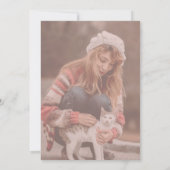 Sweet 16 Gold Glitzer & Foto Party Einladung (Rückseite)