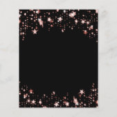 Sweet 16 Goldstars der schwarzen Rose (Rückseite)