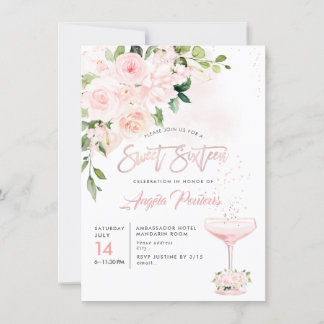 Sweet 16 H2 Blush Anthuriums Rose Peonies Einladung