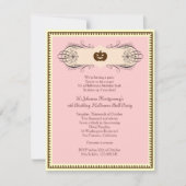 Sweet 16 Halloween Ball Costume Party Einladung (Vorderseite)