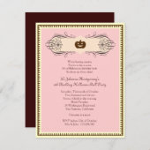 Sweet 16 Halloween Ball Costume Party Einladung (Vorne/Hinten)