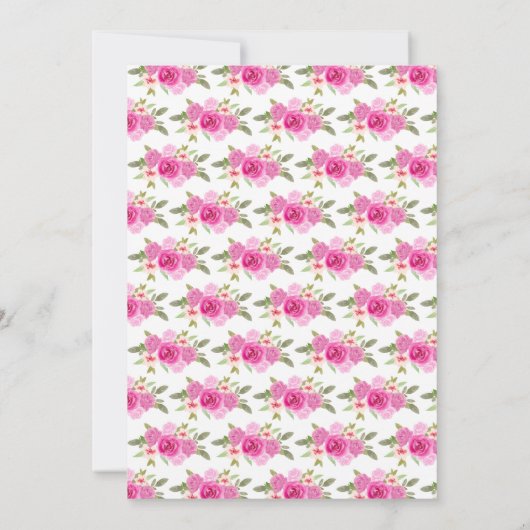 Sweet 16 Hot Pink Princess African American Girl Einladung (Rückseite)