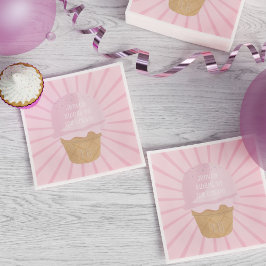 Sweet 16 Ice Cream Pink Geburtstagsparty Napkins Serviette