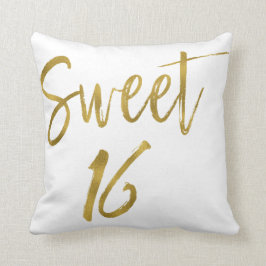 Sweet 16 Imitats Gold Foil Pillow Kissen