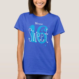 Sweet 16 Individuelle Name Birthday Gift Grunge Te T-Shirt