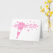 Sweet 16 Key Karte (Gelbe Blume)