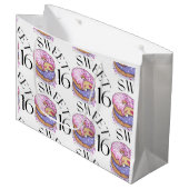 Sweet 16 Large Gift Bag Große Geschenktüte (Vorderseite Schrägansicht)