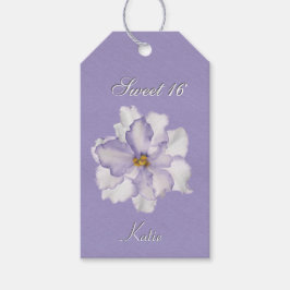 Sweet 16 Lavendel Orchid Geschenkanhänger