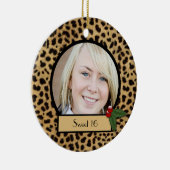 Sweet 16 Leopard Print Weihnachtsschmuck (Rechts)