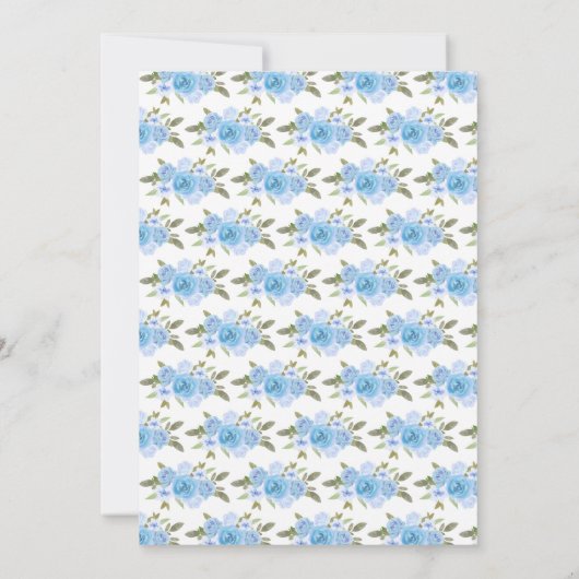 Sweet 16 Light Blue Princess Brunette Girl Einladung (Rückseite)