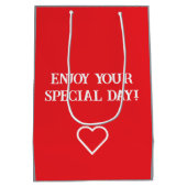 Sweet 16 lineart  mittlere geschenktüte (Rückseite)