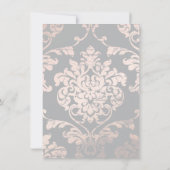 Sweet 16 Luxury Rose Gold Balloons Dankeskarte (Rückseite)