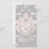 Sweet 16 Luxury Rose Gold Balloons Foto Dankeskarte (Rückseite)