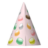 Sweet 16 Macarons Partyhütchen (Rückseite)
