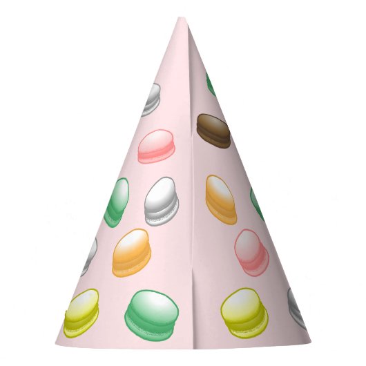 Sweet 16 Macarons Partyhütchen (Rückseite)