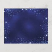 Sweet 16 marineblaue Kleid Tiara Haushaltseinladun (Rückseite)